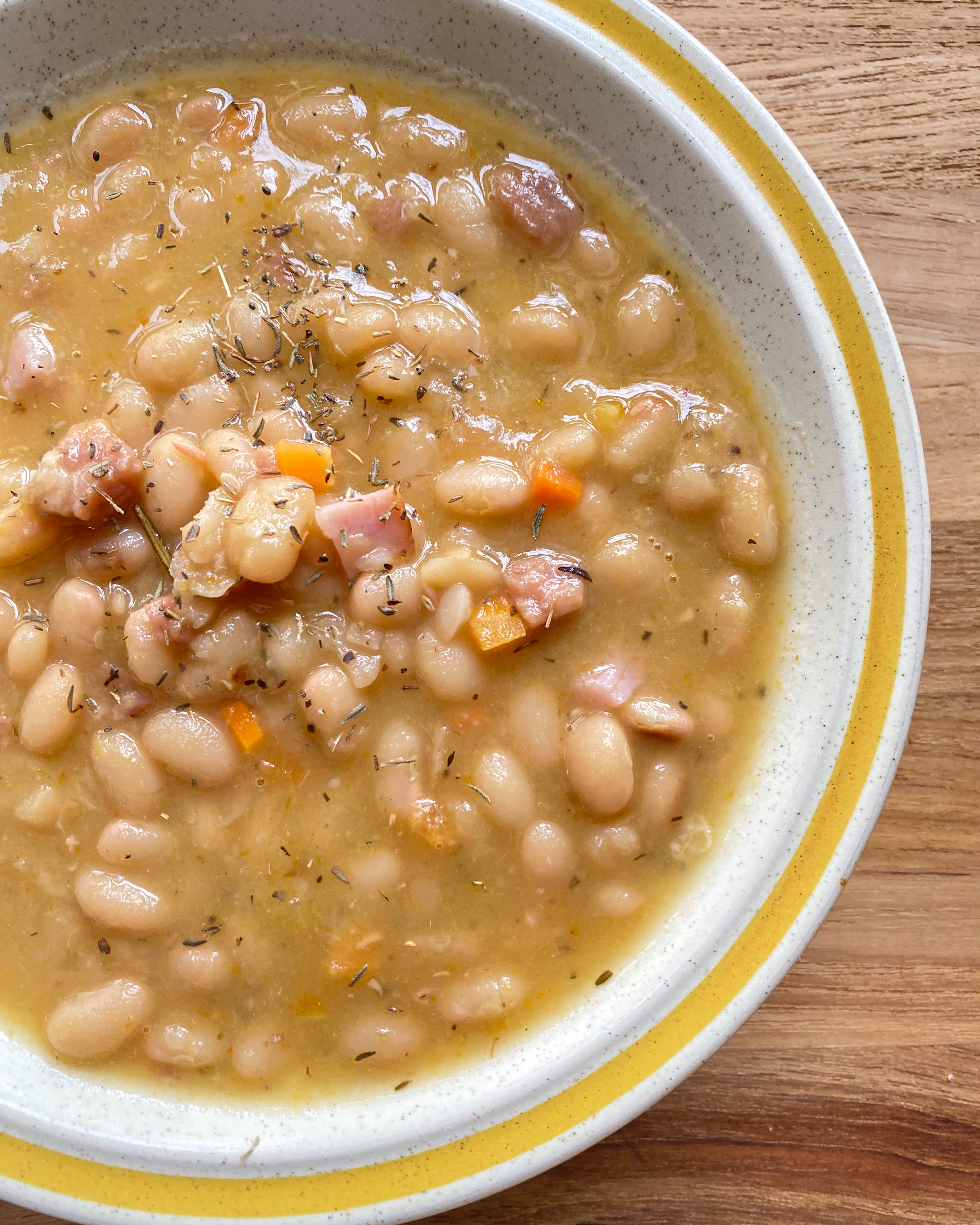 Navy Bean Soup Recipe Hearty Ham Version The Kitchn